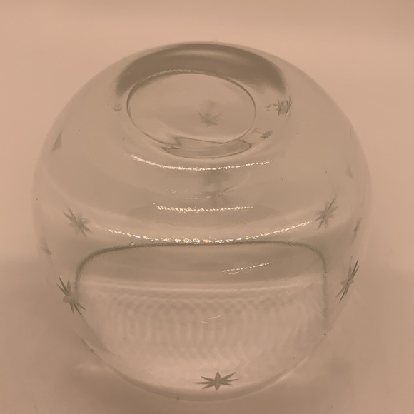 Vintage etched glass jelly or mustard jars with lids and spoons! - Picture 3 of 5